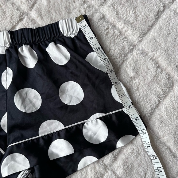 Victoria's Secret | Black and White Polkadot Satin Sleep Shorts | Size Small - Picture 8 of 10